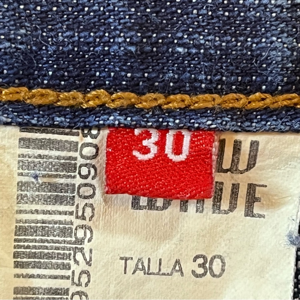 New Wave Woman’s Classic Dark Blue Straight -Leg High Rise Jeans - Picture 7 of 12